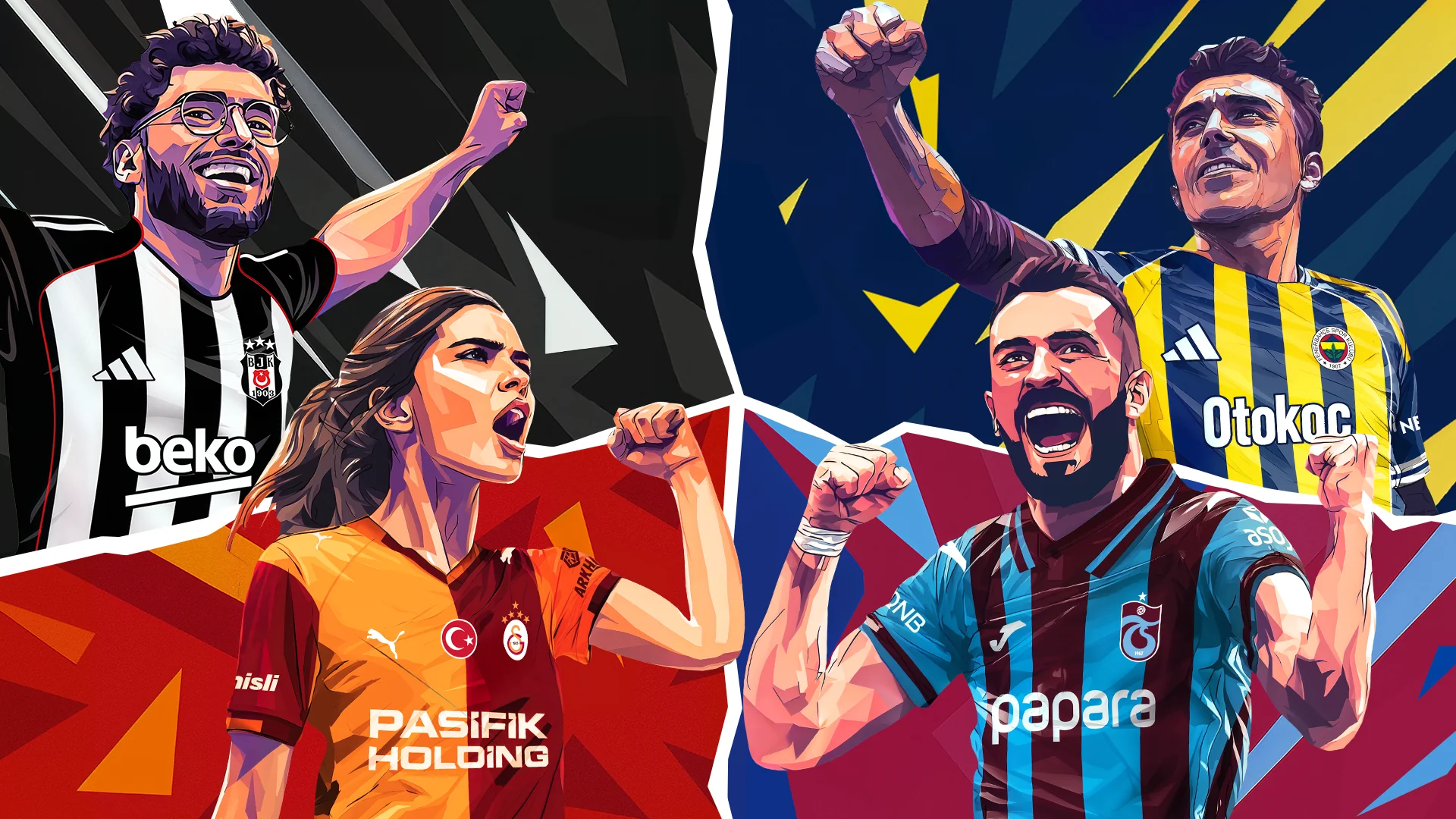 Süper Lig takımları Digiturk banner